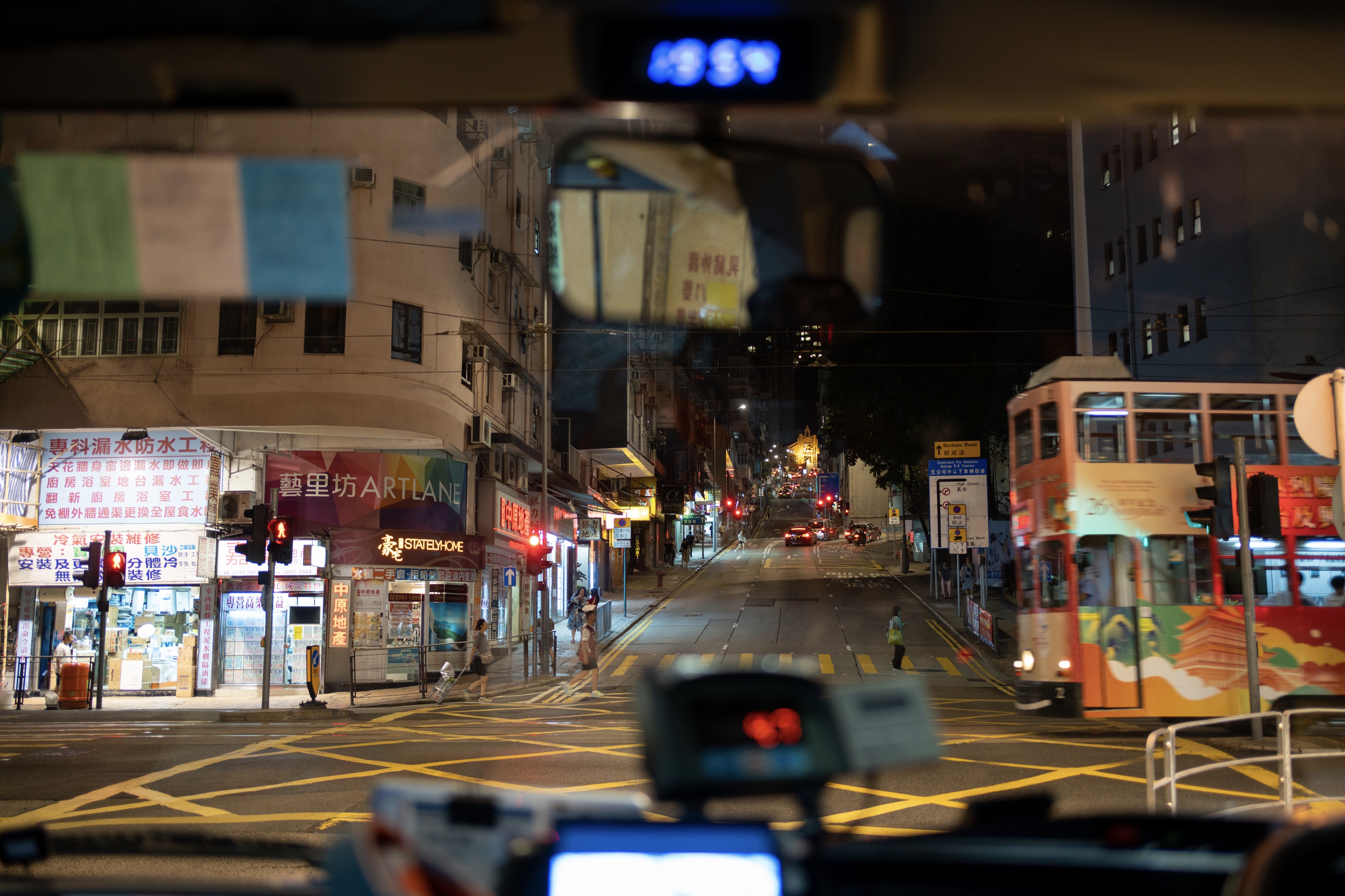香港夜晚的街道