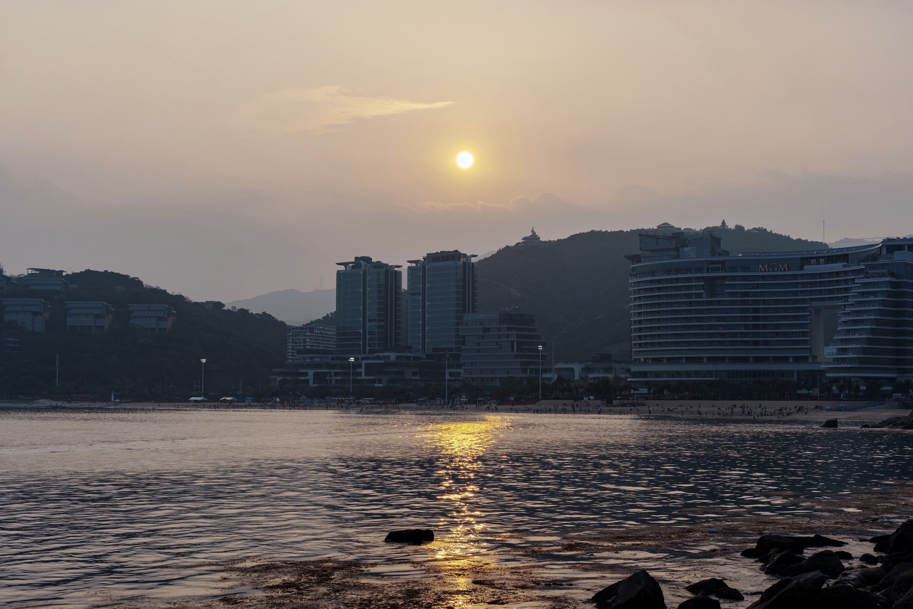 小梅沙的日落