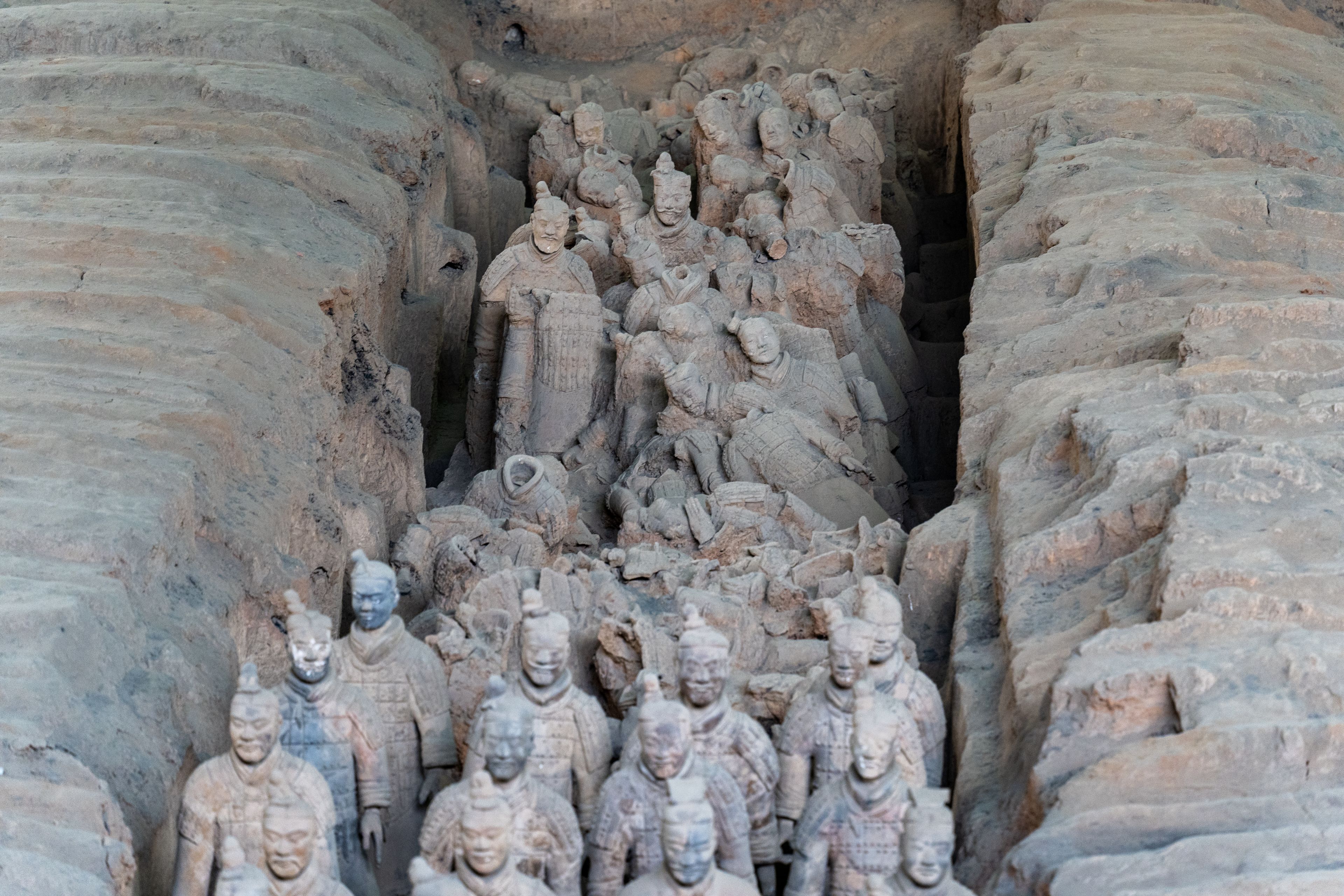 栩栩如生的兵马俑