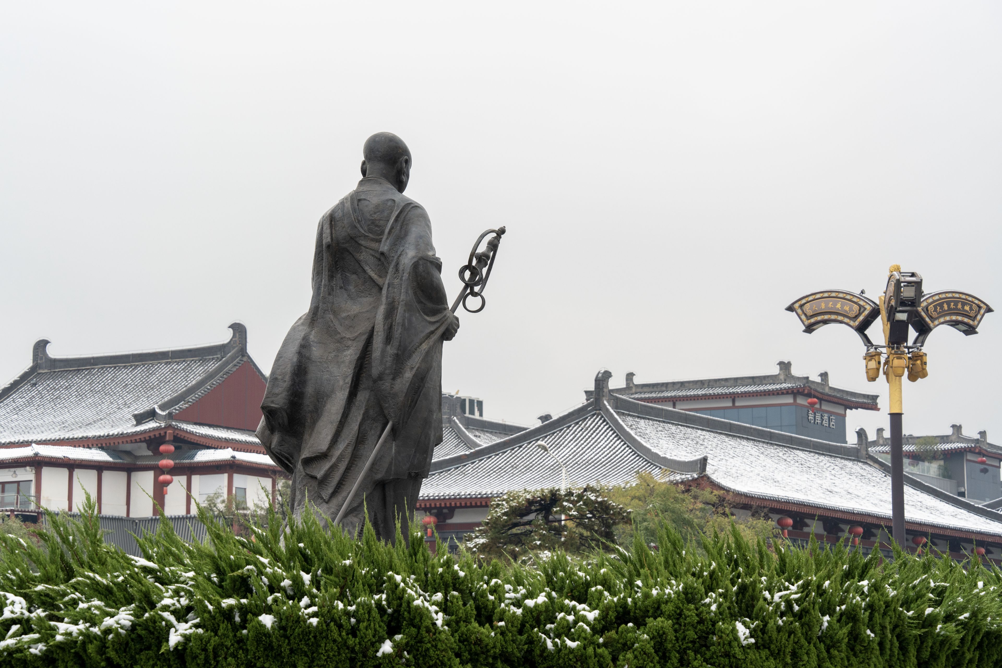 雪中长安城
