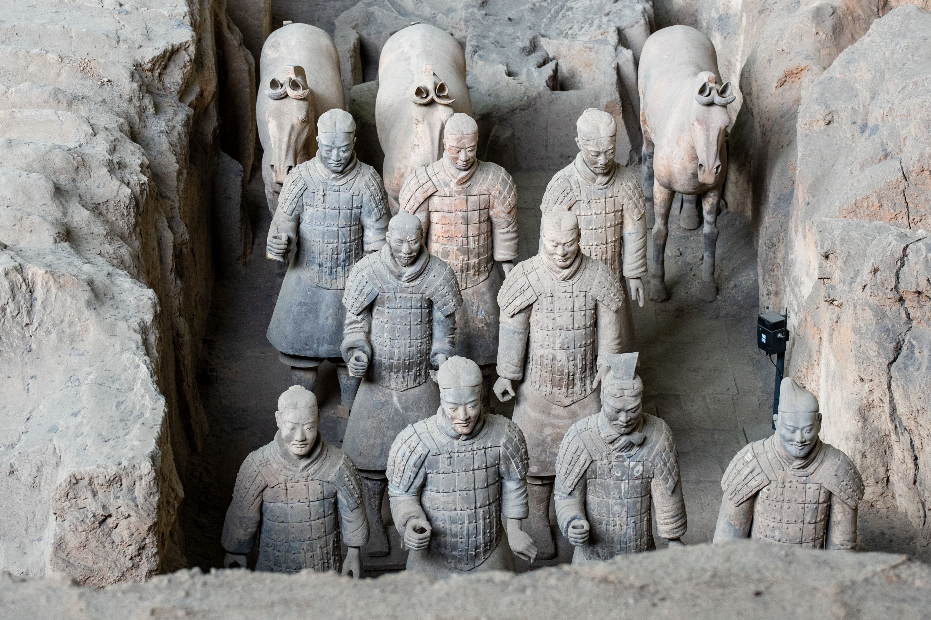兵马俑的将士